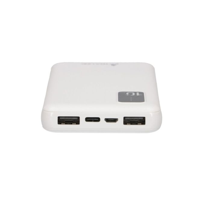 Extralink EPB-098W 10000mAh White | Powerbank | Power bank, USB-C 6