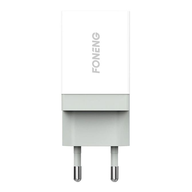 Hitri polnilec Foneng 1x USB K210 + USB Type C kabel 1m 2