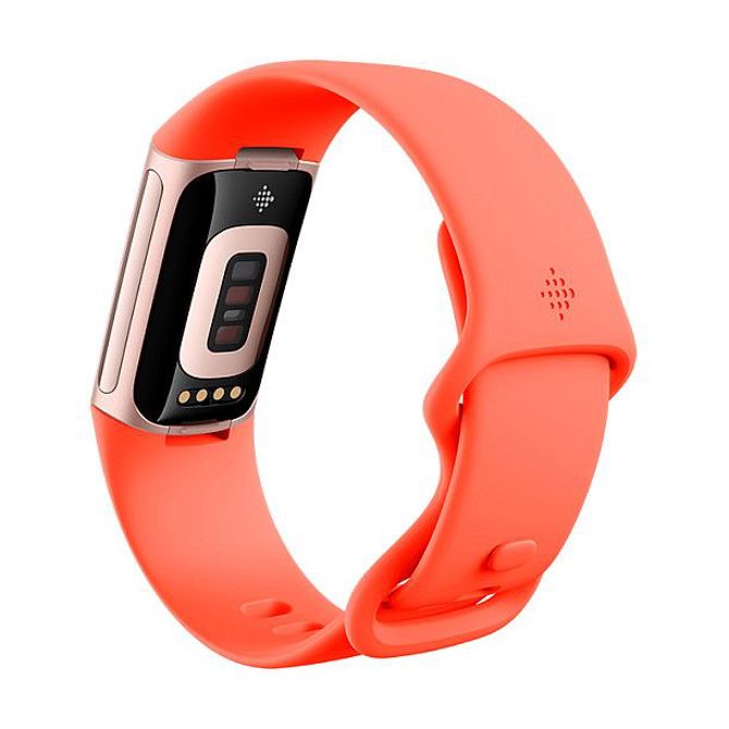 Pametna zapestnica Fitbit Charge 6 AMOLED zaslon, merilnik srčnega utripa, GPS, vodoodpornost 50 m, koralna 3