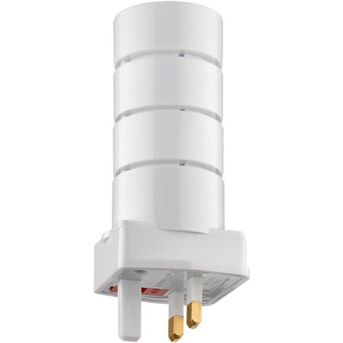 GOOBAY bel potovalni adapter 4