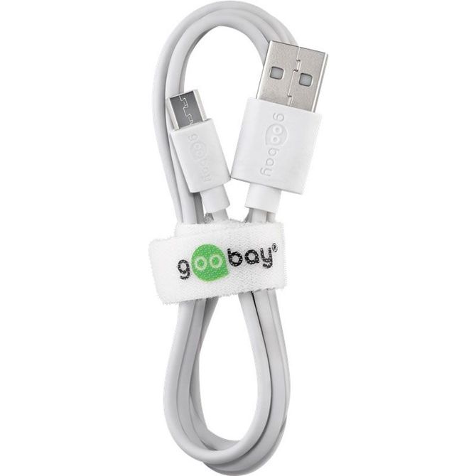 GOOBAY USB-A 2.0 na microUSB (Type B) 0,5m bel polnilni kabel 3