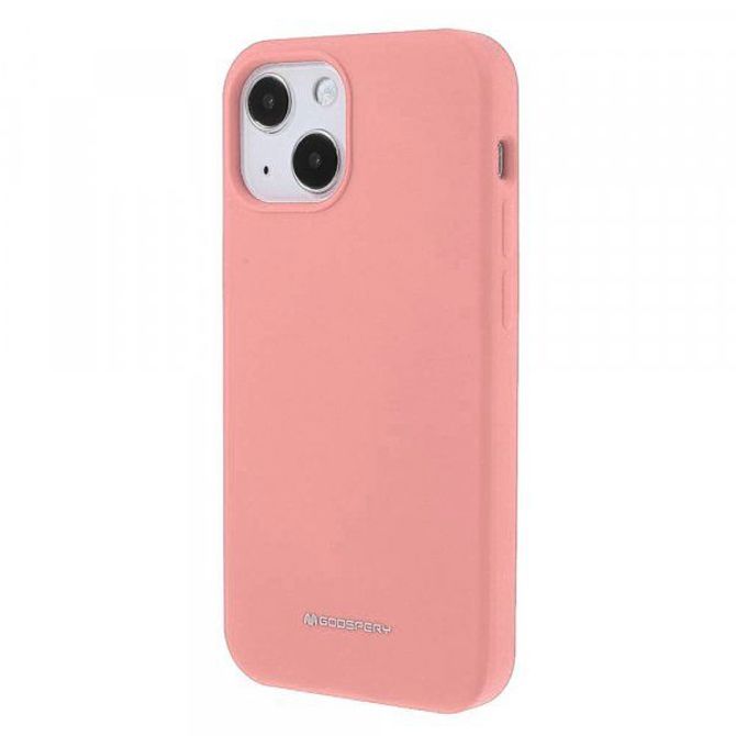 Goospery Soft Feeling silikonski ovitek za iPhone 13 Pro - roza 3