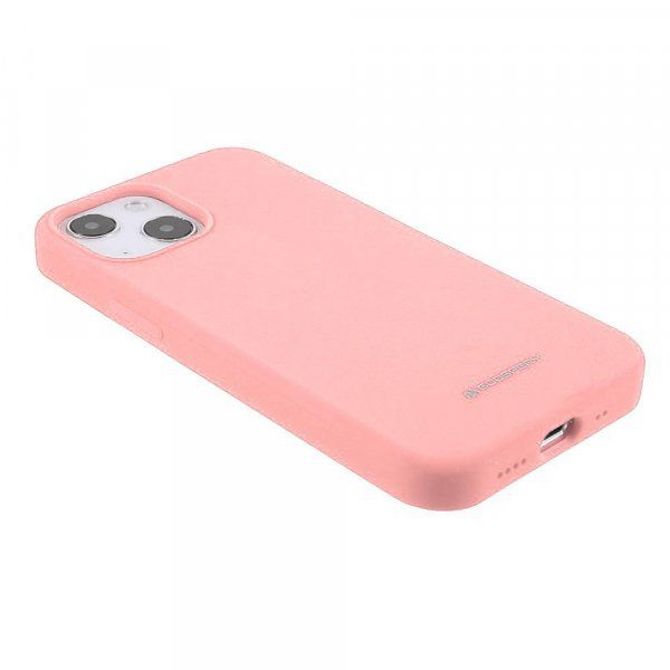 Goospery Soft Feeling silikonski ovitek za iPhone 13 Pro - roza 4
