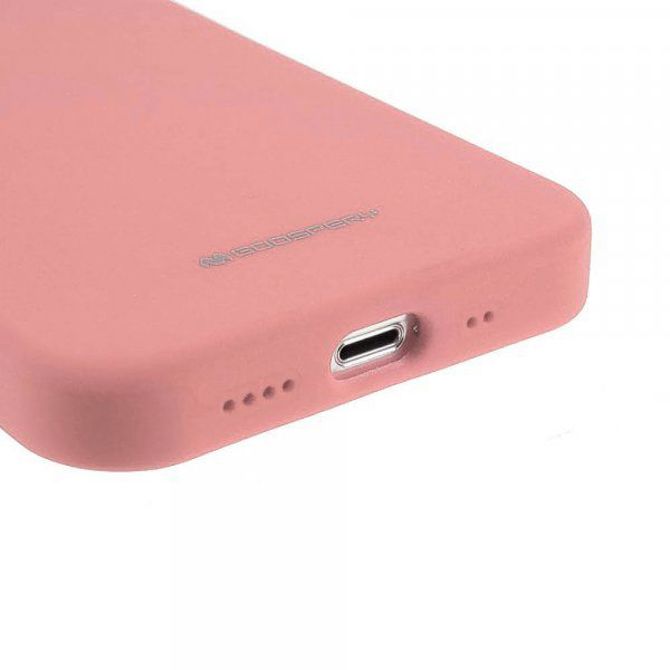 Goospery Soft Feeling silikonski ovitek za iPhone 13 Pro - roza 6