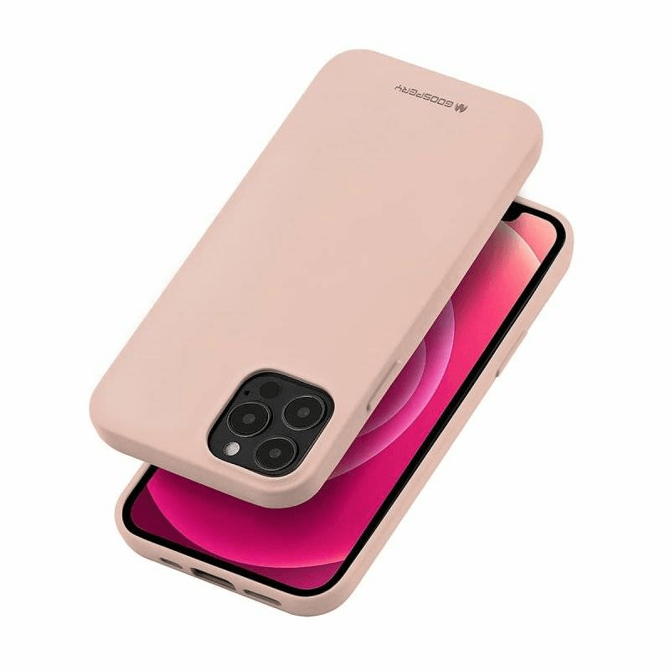 Goospery Soft Feeling silikonski ovitek za iPhone 14 Plus - bež 4