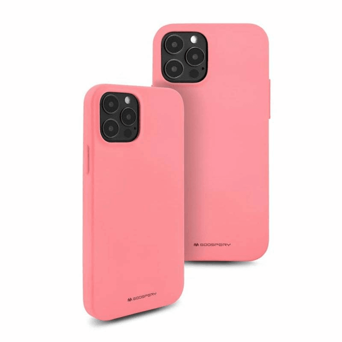 Goospery Soft Feeling silikonski ovitek za iPhone 14 Pro Max - roza 3