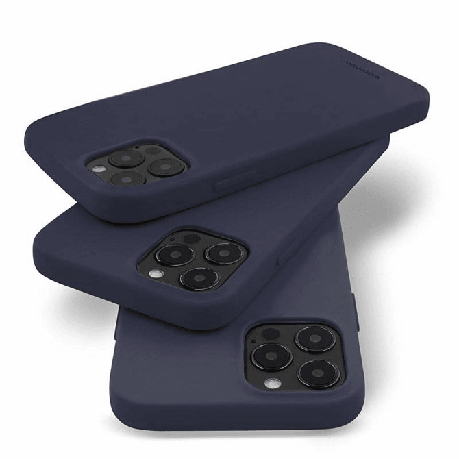 Goospery Soft Feeling silikonski ovitek za iPhone 15 Pro Max - moder 2