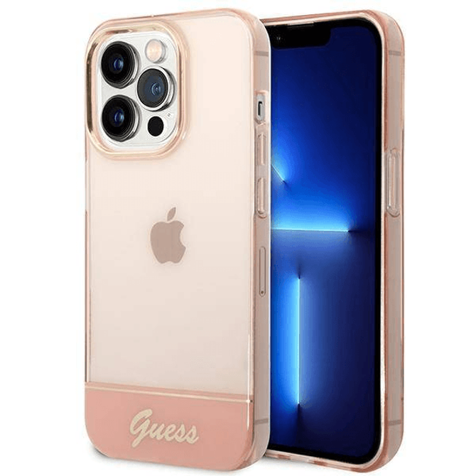 GUESS GUHCP14XHGCOP ovitek za iPhone 14 Pro Max - roza 2