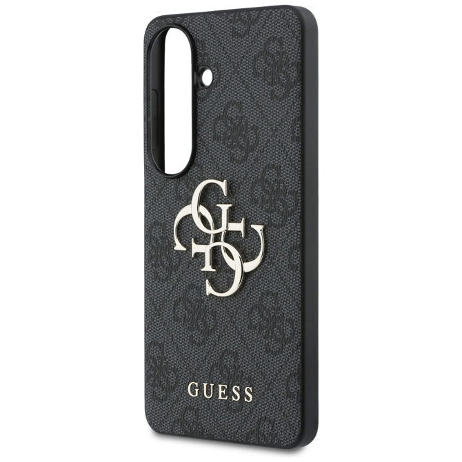 Ovitek za telefon Guess GUHCS26S4GMGGR za Samsung Galaxy S26 5G, črn, silikonske stranice, trda hrbtna stran, popolno prileganje, zaščita pred udarci 6