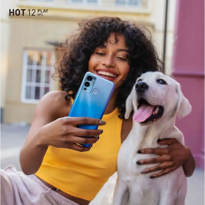 Pametni telefon INFINIX HOT 12 PLAY NFC mobilni telefon 4+64 RACING BLACK 4