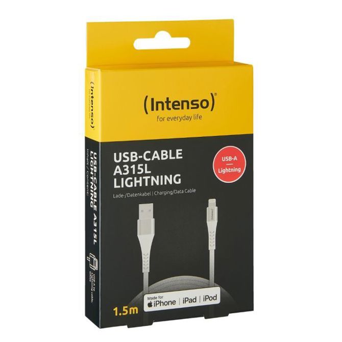 Intenso USB-A na Lightning kabel A315L, 1.5M 2