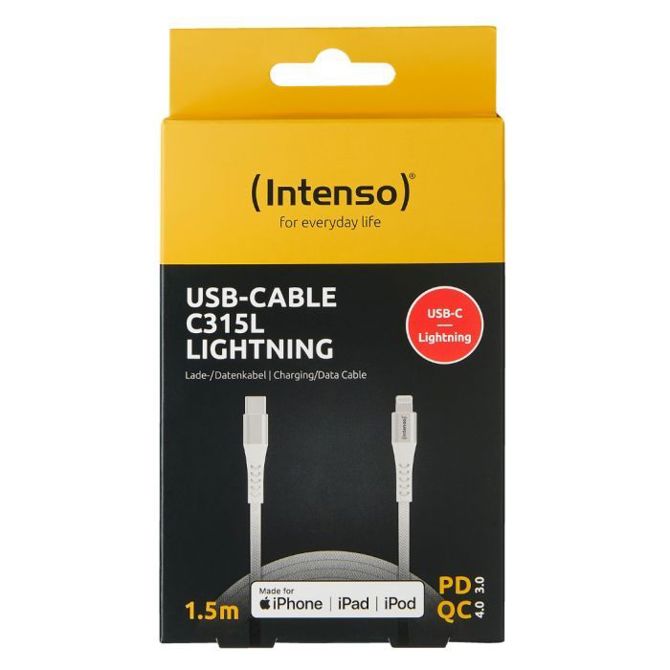 Intenso USB-C na Lightning kabel C315L, 1.5M 2