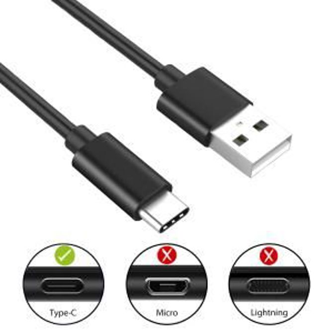 Kabel USB 2.0 A v USB-C, 1,8 m, črn, Ewent 2