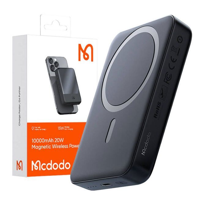 Mcdodo Magnetic Power Bank MC-4261 10000mAh, 20W (črna) 4