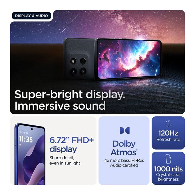 Pametni telefon Motorola XT2529-2 moto g56 Dual Sim 8+256GB 5G pantone bleščeče modra 5