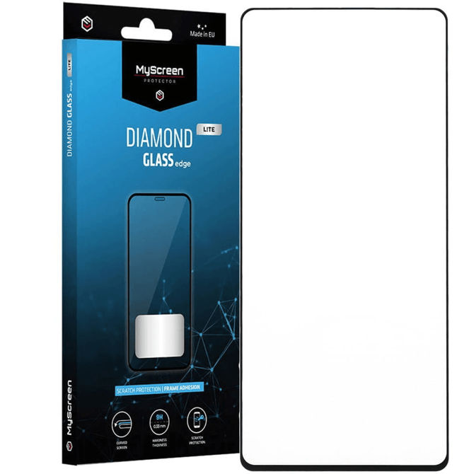 My Screen protector Diamond Lite ZAŠČITNO KALJENO STEKLO Xiaomi Redmi 13 5G - Edge Full Glue 2