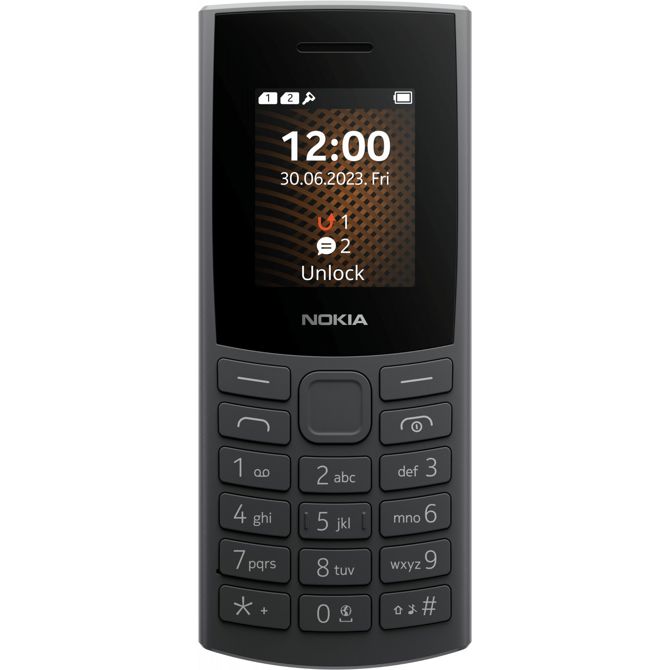 Telefon Nokia 105 4G, Dual SIM, črn 2