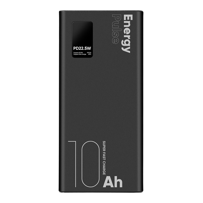 Energy Pulse zunanja baterija powerbank 10000 mAh 22,5W - črna 2
