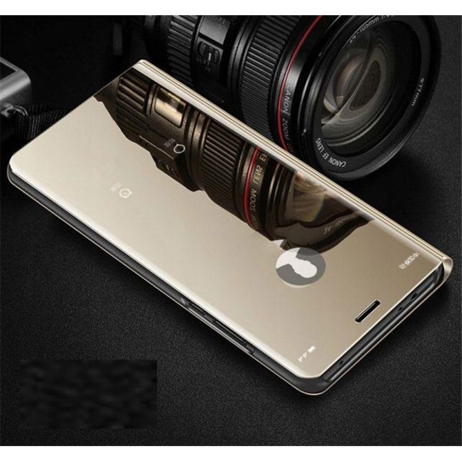 Onasi Clear View za Samsung Galaxy A40 A405 - zlata 3