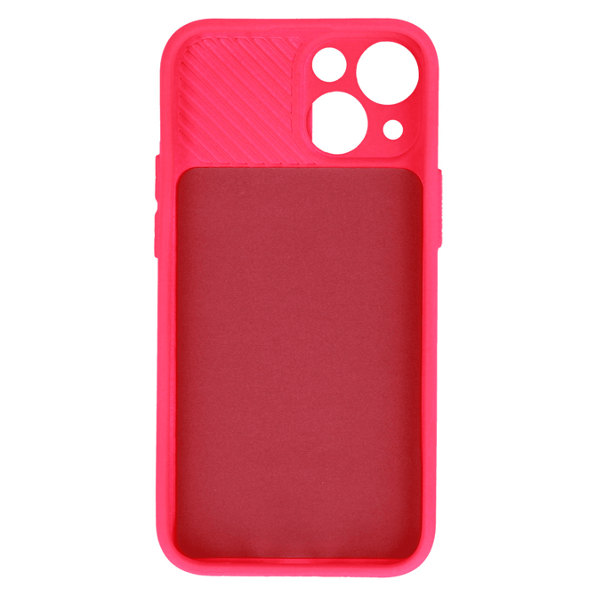 Onasi Lens Cover silikonski ovitek zaščita za iPhone 15 Pro - pink 5
