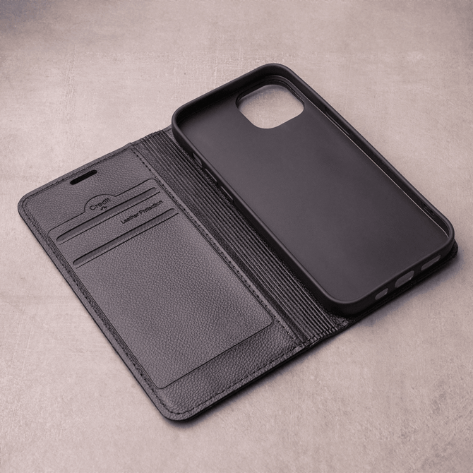Onasi preklopna torbica Karo za Xiaomi Redmi 15 - črn 5