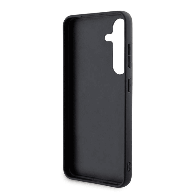 Originalen KARL LAGERFELD ovitek Samsung Galaxy S24 5G - IML NFT Full Bodies Saffiano - črna zaščita - KLHCS24SPSAKCMPK 5