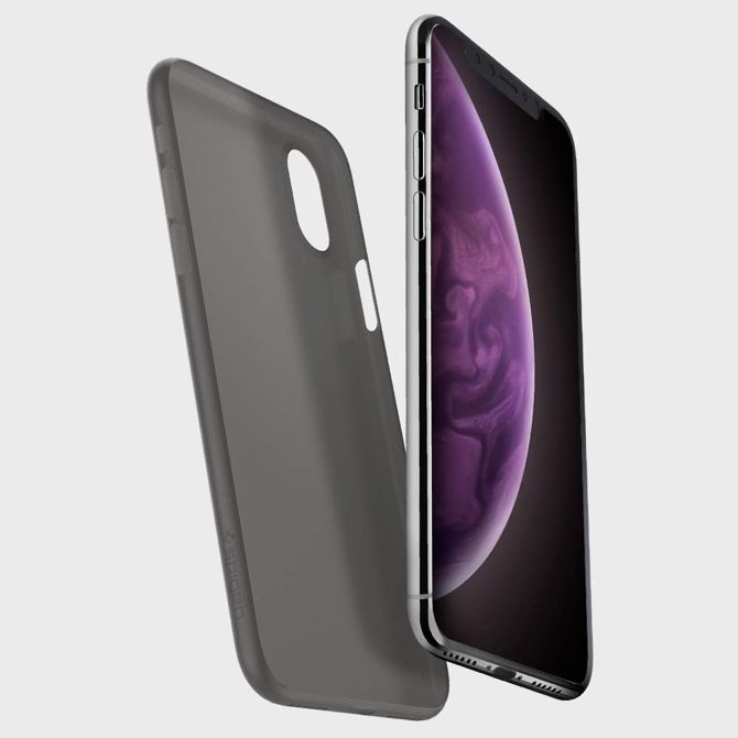 Ovitek Spigen Air Skin za iPhone XS Max - black 5