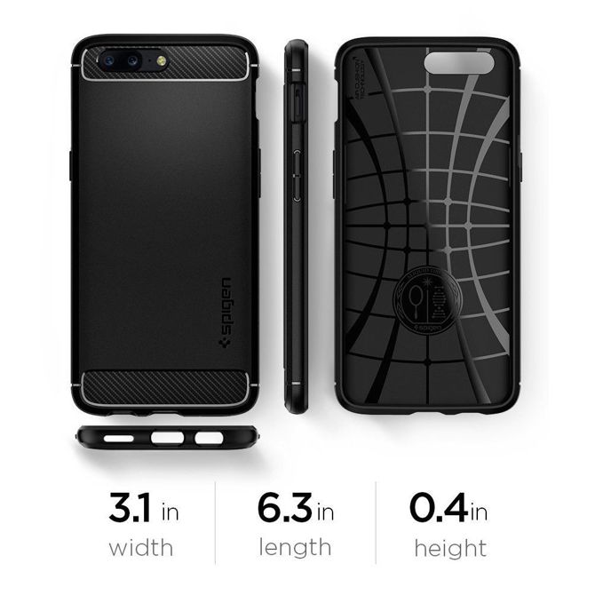 Ovitek Spigen Rugged Armor za OnePlus 5 3