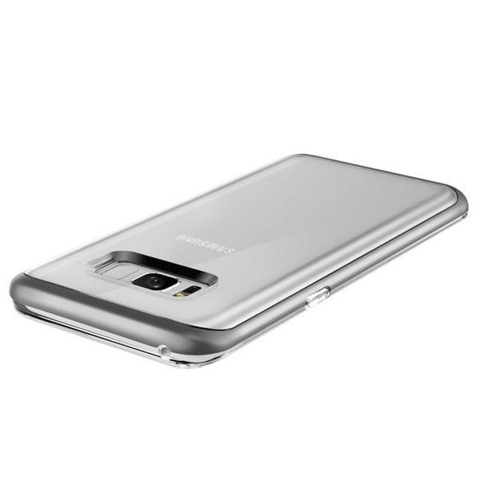 Ovitek VRS Design Crystal Bumper za Samsung Galaxy S8 Plus - dark silver 3