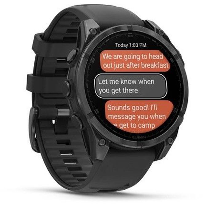 Pametna ura Garmin Fenix 8 47 mm AMOLED GPS črna, merilnik srčnega utripa, 16 dni baterije 5