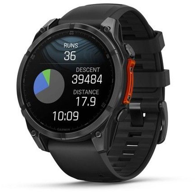 Pametna ura Garmin Fenix 8 47 mm AMOLED GPS črna, merilnik srčnega utripa, 16 dni baterije 6