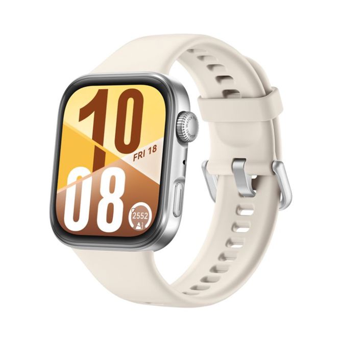 Pametna ura Huawei Watch Fit 4 (Seiya-B19F) (srebrna, bel fluoroelastomerni pašček) 2