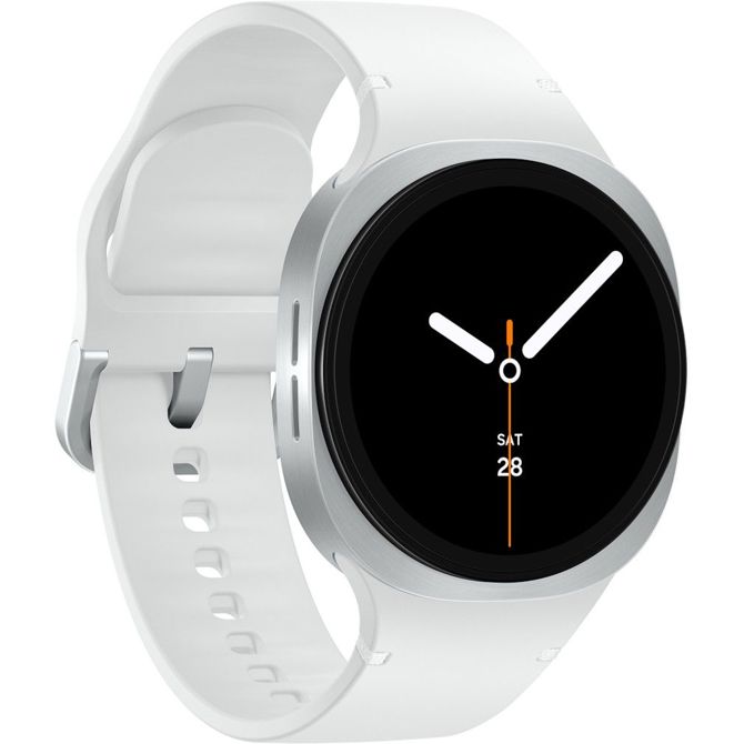 Pametna ura Samsung Galaxy Watch8 (srebrna, 40 mm, športni pašček S/M) 3