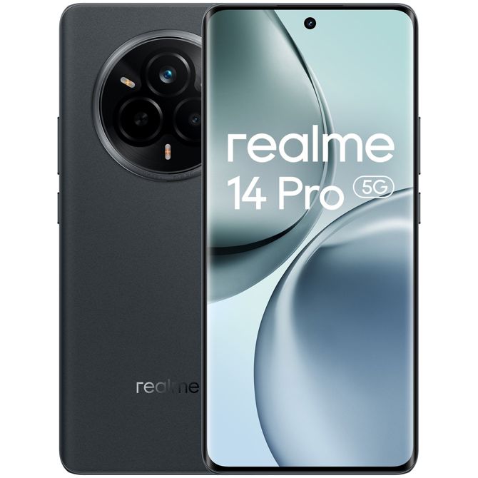 Pametni telefon Realme 14 Pro 5G 256GB semiš siv, 8 GB RAM, 6000 mAh, OLED 120 Hz, IP68 3