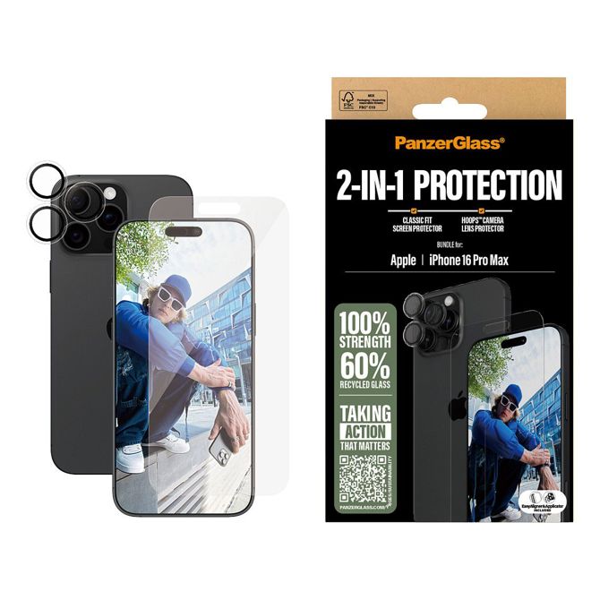 Zaščitni paket PanzerGlass 2-v-1 za iPhone 16 Pro Max 2