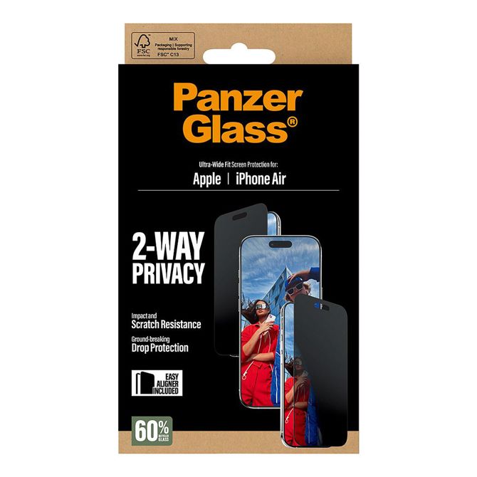 Dvostranska zaščita za zaslon PanzerGlass  za iPhone Air/UWF 3