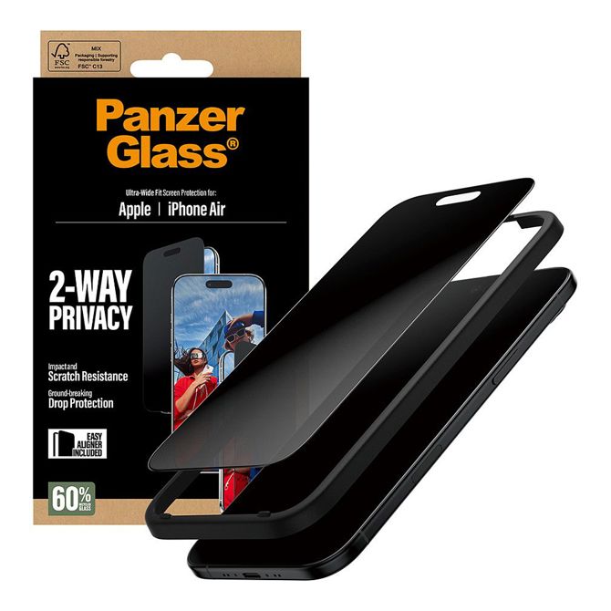 Dvostranska zaščita za zaslon PanzerGlass  za iPhone Air/UWF 6