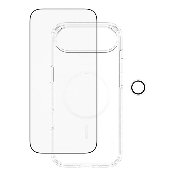 Zaščitno steklo PanzerGlass CARE Z VODILNO 3-v-1, prozorna, odporna na praske in udarce, EasyAlign namestitev, za iPhone Air, vključuje čistilni komplet 4