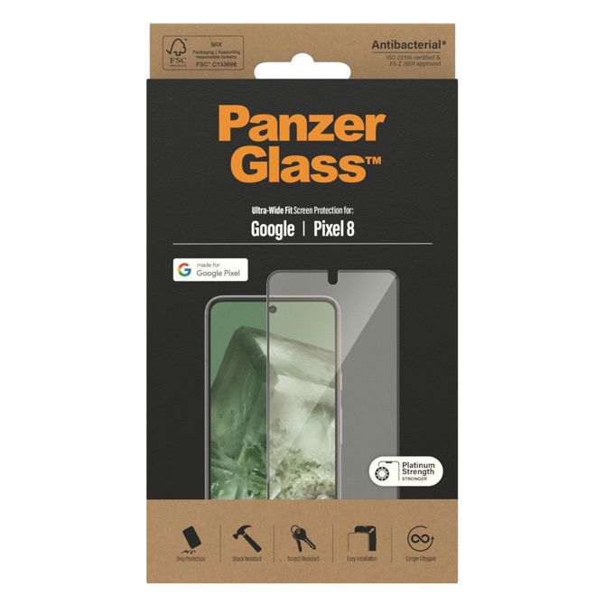 Zaščitno steklo PanzerGlass za Google Pixel 8 3