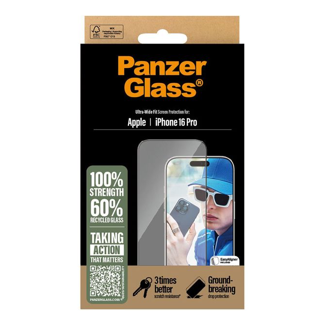 Zaščitno steklo PanzerGlass za iPhone 16 Pro 9821284633 3