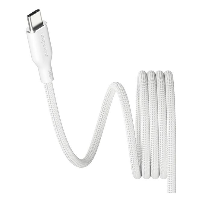 Podatkovni kabel PanzerGlass MAGNET 240W hitro polnjenje, USB-C na USB-C, 1,5 m, magnetno zapiranje, 100% reciklirana plastika 6