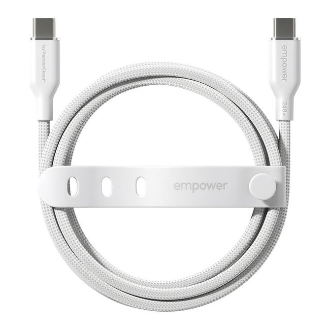Podatkovni kabel PanzerGlass Racing 240W USB-C na USB-C, hitro polnjenje, dolžina 1,2 m, do 30.000 upogibov, 100 % reciklirana plastika 4