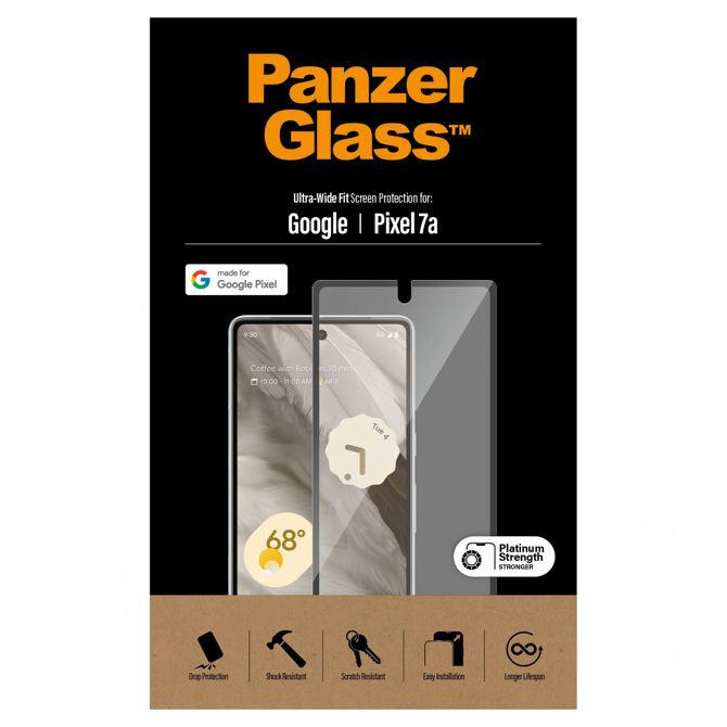 Zaščitno steklo PanzerGlass za Google Pixel 7a Ultra Wide Fit 4