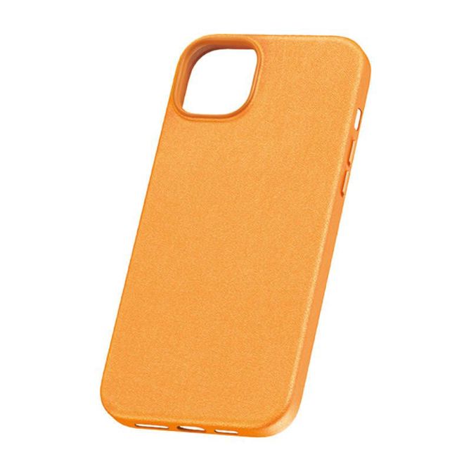Ovitek za telefon iPhone 15 ProMax Baseus Fauxther Series (oranžen) 2