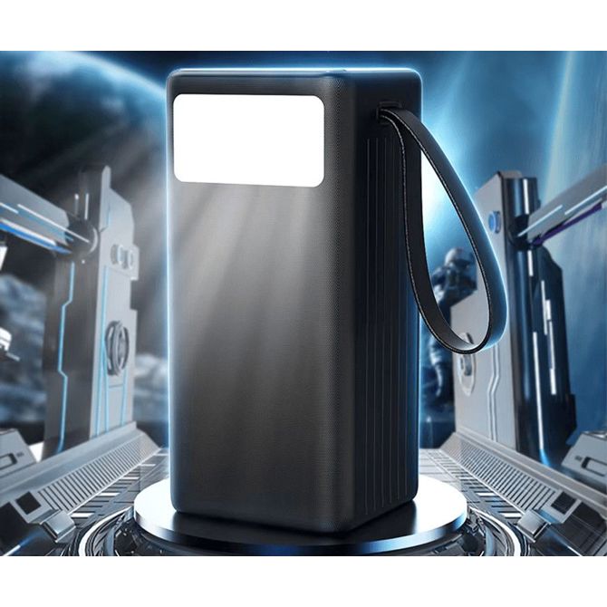 Platinet PMPB7020 powerbank polnilna baterija, 20W, 70.000mAh, Quick Charge 3.0, Power Delivery, SCP, 4x USB Type-A, 2x USB Type-C, digitalni zaslon, LED luč, črna 2
