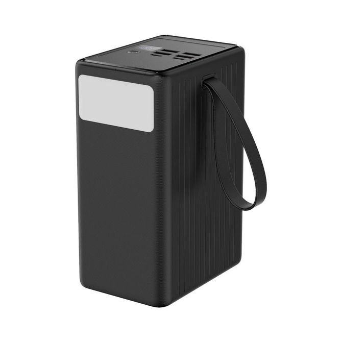 Platinet PMPB8020 powerbank polnilna baterija, 20W, 80.000mAh, Quick Charge 3.0, Power Delivery, SCP, 4x USB Type-A, 2x USB Type-C, digitalni zaslon, LED luč, črna 3