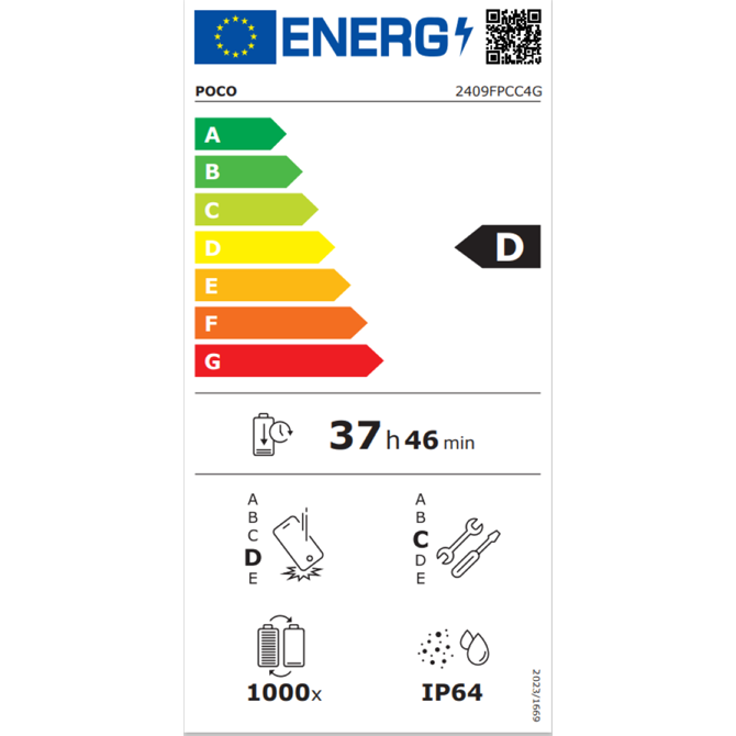 Pametni telefon Poco M7 Pro, 5G, 12/256 GB, zelen 2