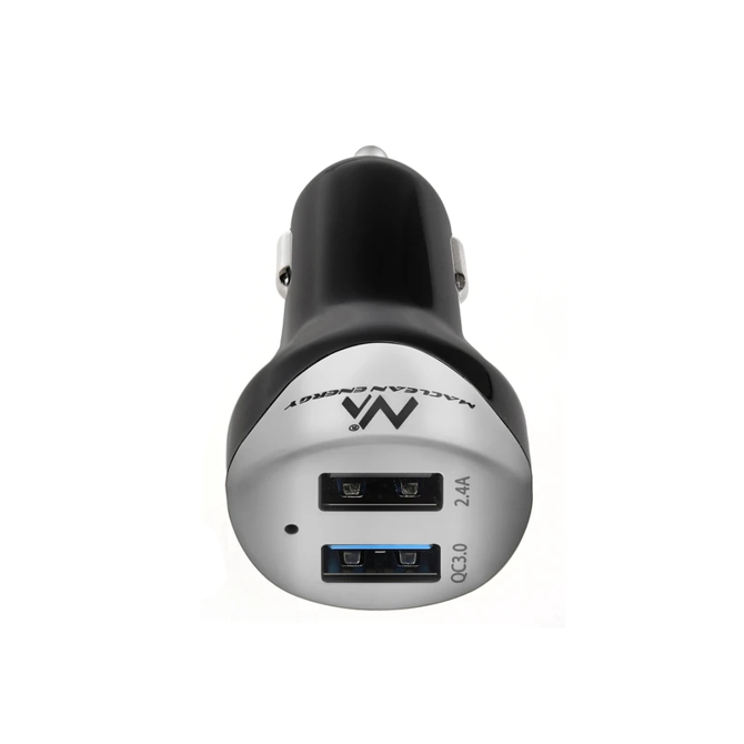 Polnilec za avto Maclean MCE157, 2 x USB, s kablom, QC 3.0 2