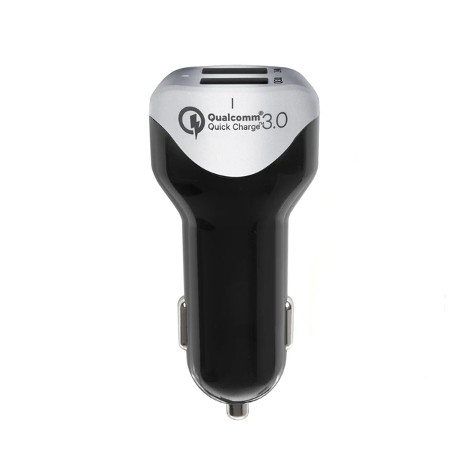 Polnilec za avto Maclean MCE157, 2 x USB, s kablom, QC 3.0 3
