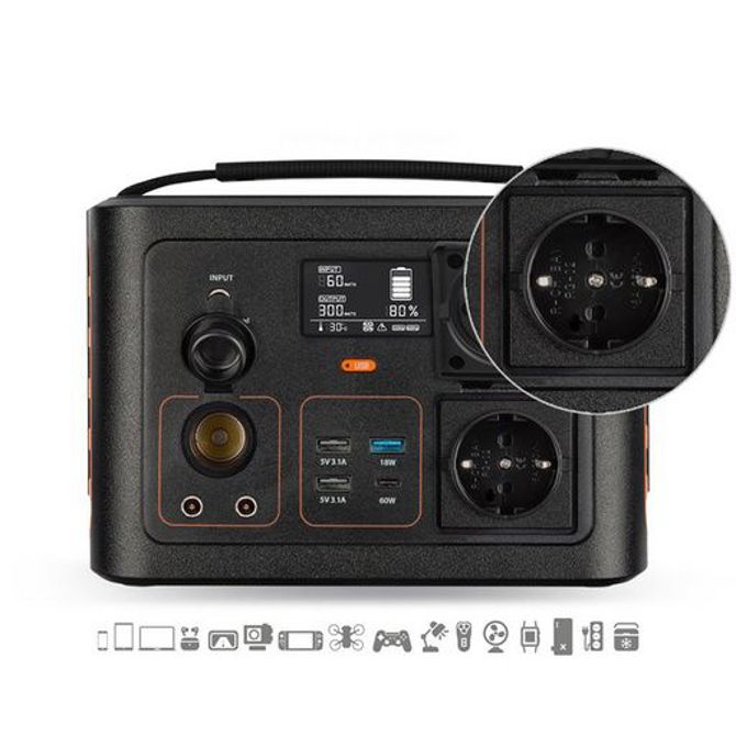 Polnilna postaja Xtorm Power Station XP500, 192.000mAh, 612Wh, AC 220V 500W, DC 12V, USB-C PD 60W, 3x USB-A 6
